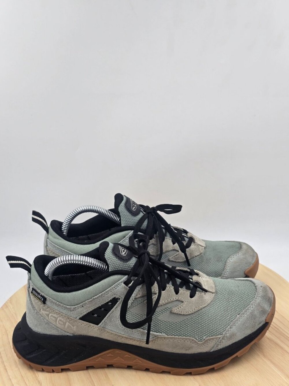 KEEN Hightrail Low Waterproof Hiking Shoes for Women - Iceberg Green sz 8.5